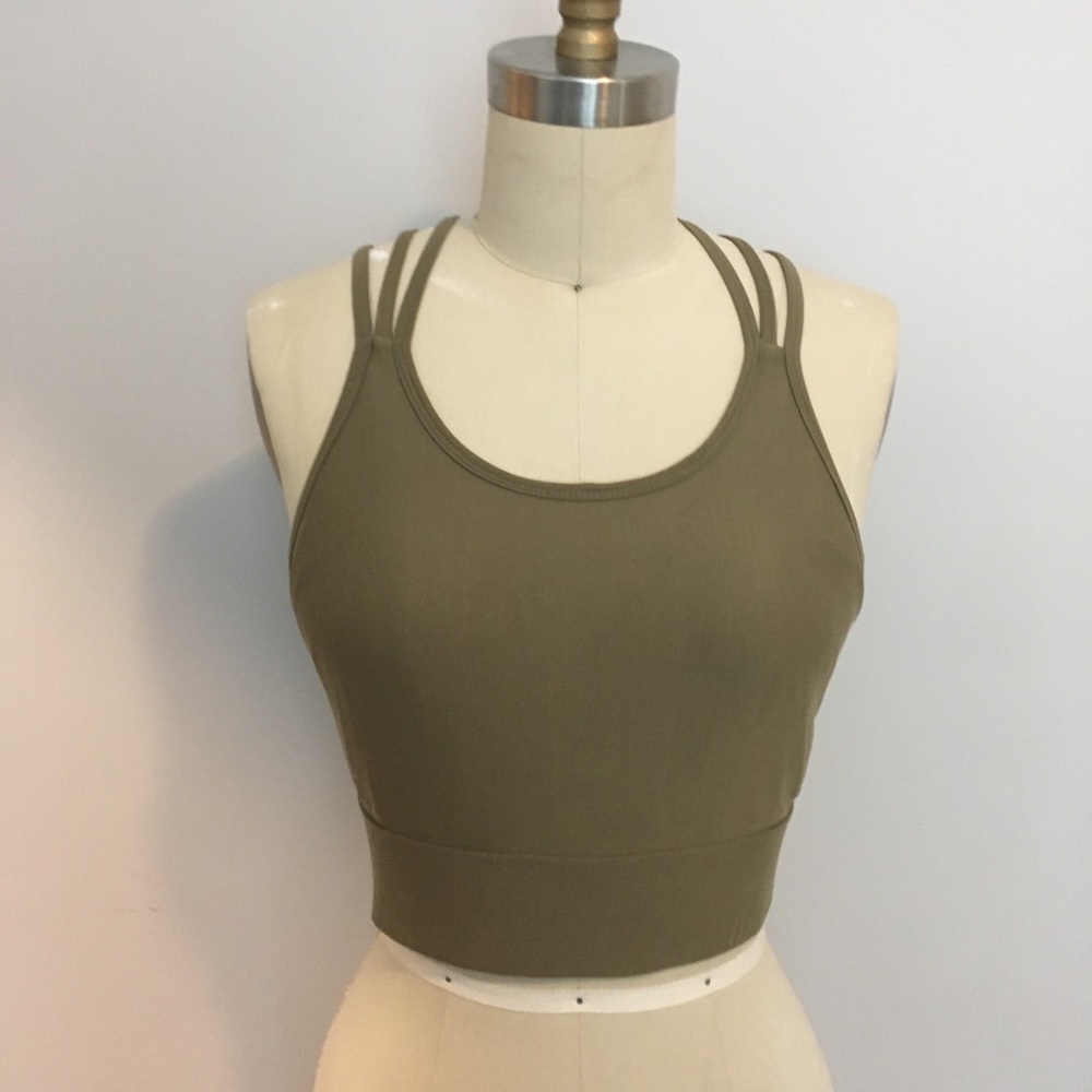 Cross Back Sports Bra/Crop Top